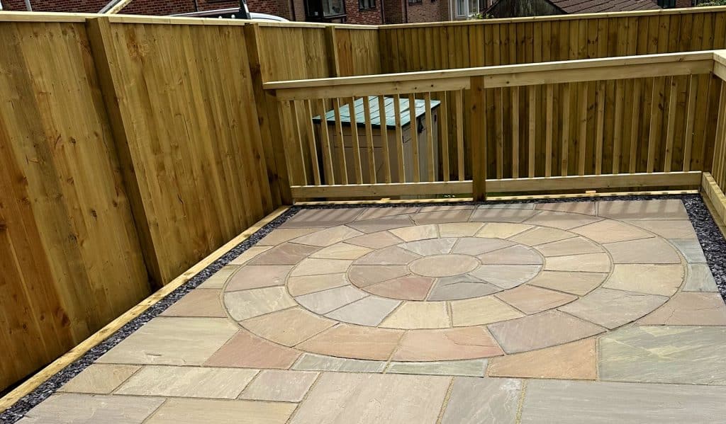 Patio indian sandstone