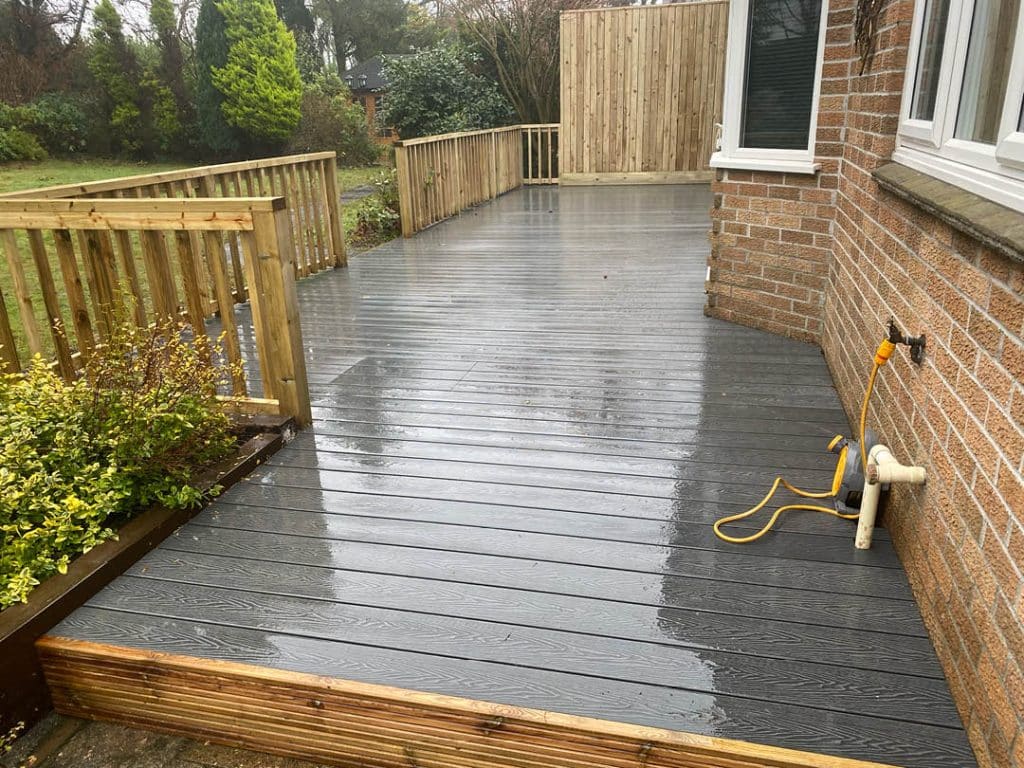 A Professional Deck Installation By Westcountry Fencing & Decking