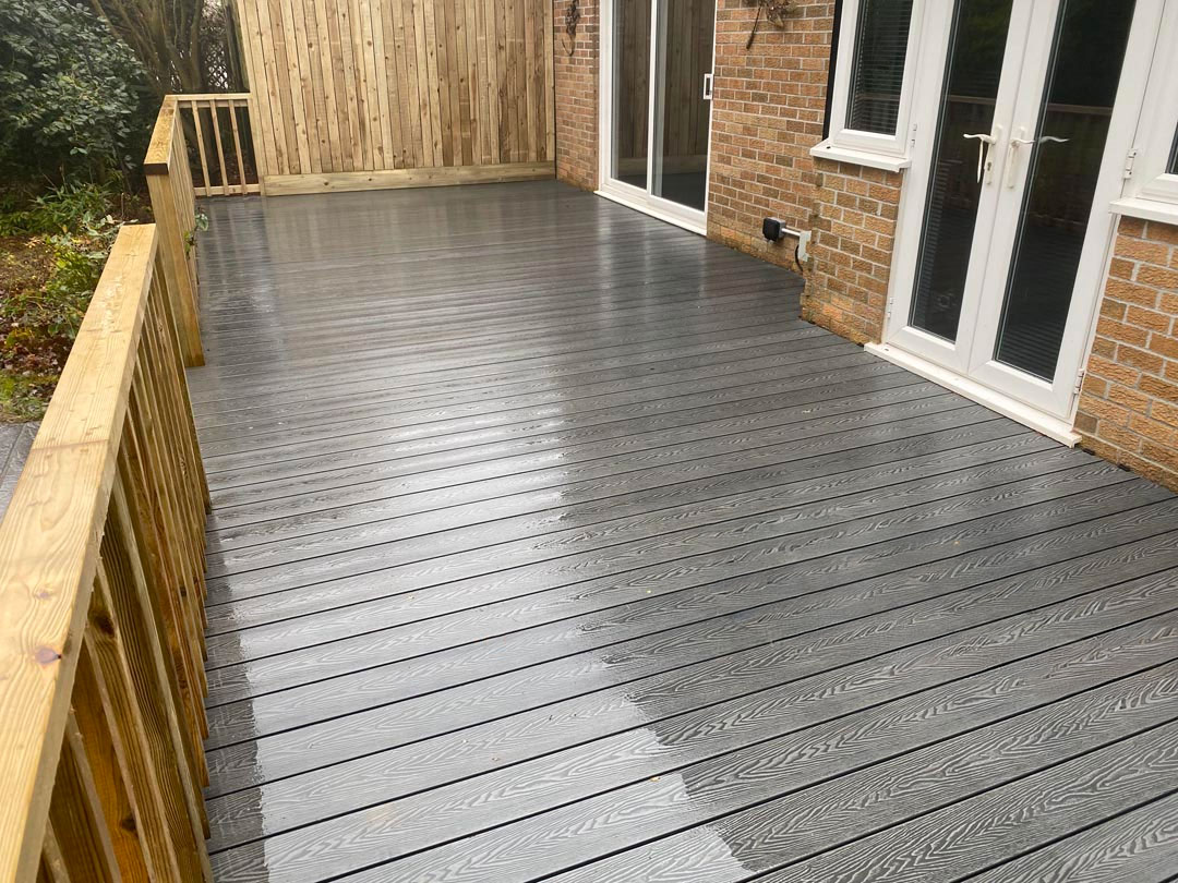composite decking grey